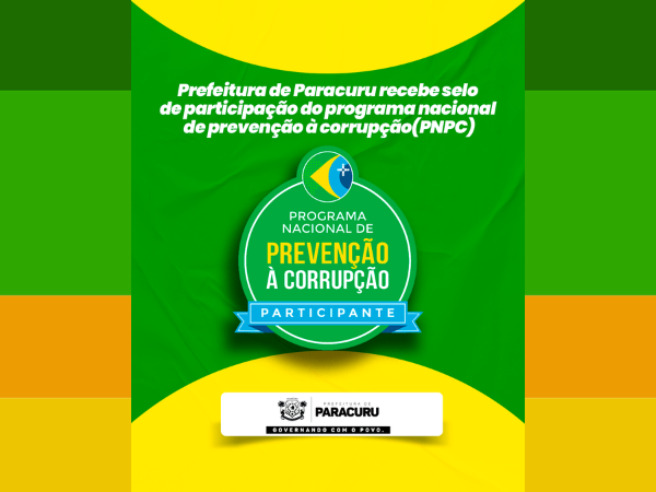 Selo do Programa Nacional de Prevenção à Corrupção